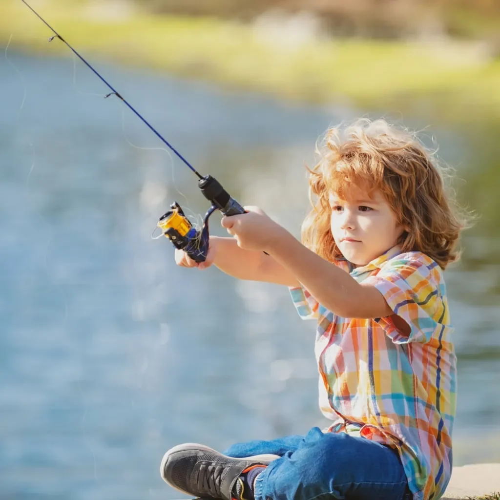 Kid fishing in Gilbert AZ